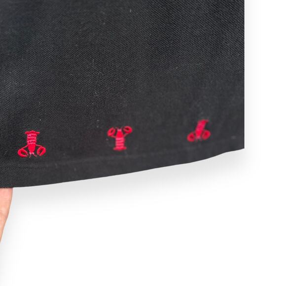 Quacker Factory Embroidered Lobster Maxi Skirt Size Medium - Picture 3 of 4
